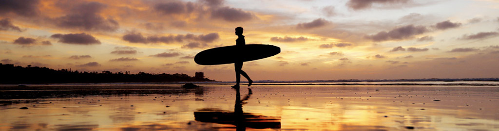 2021 Official California Visitor's Guide Promo Image Surfer