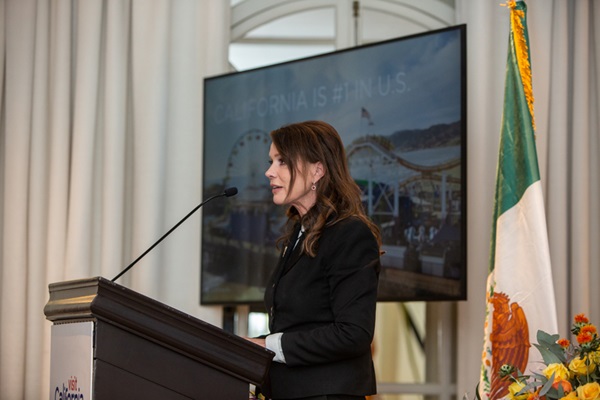 President & CEO Caroline Beteta delivers open for business message to Mexican media