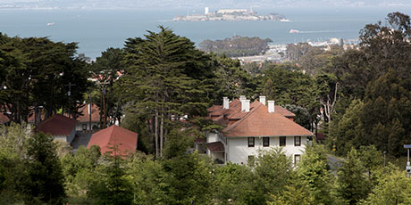 View from the Presidio in San Francisco