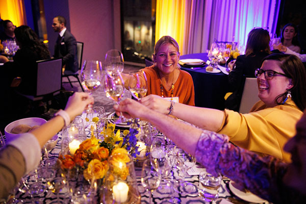 networking dinner at Visit California's Pacific Northwest Media Event