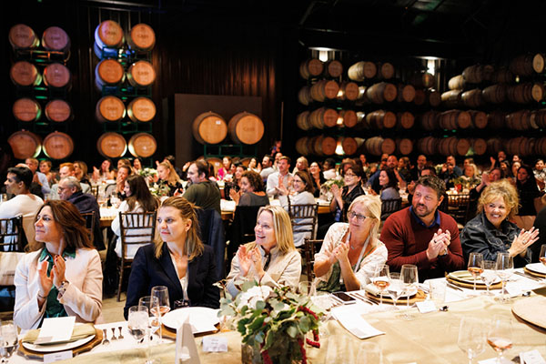 Visit California Luxury Forum attendees network at a Central Coast winery 