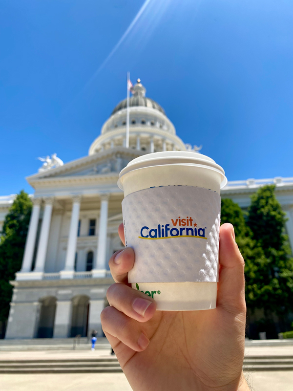 California Tourism Month Coffee Sleeve