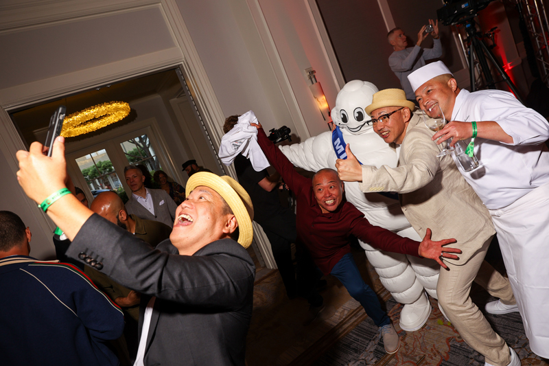 Chefs attending the California Michelin Guide Ceremony